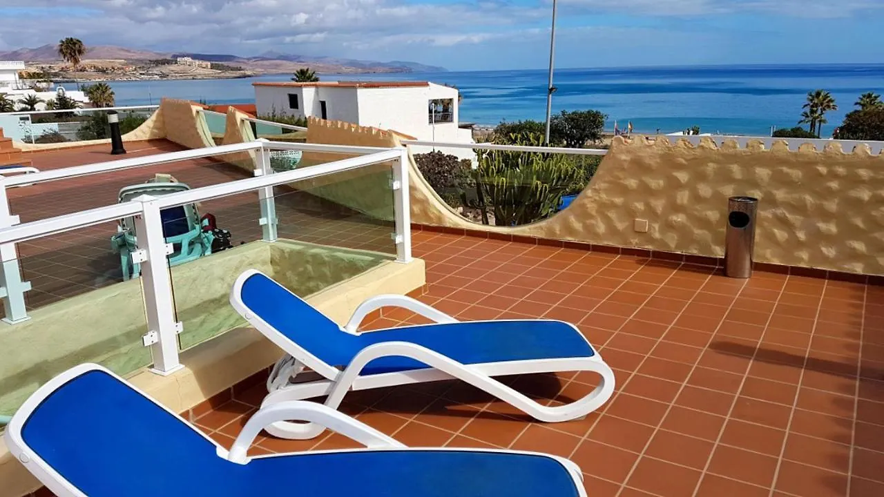 Apartment Ferienwohnung PLAYA 2 - Pool - Meerblick - 50m Strand - WiFi Costa Calma